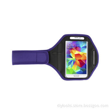 Refurbished Sports Armband Case for Samsung Galaxy S5/G900/S IV/i9500/i9300 (Purple)